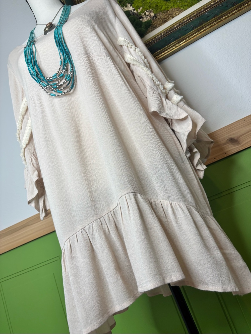NWT Umgee Scoop Neck Tunic Dress - Picture 7 of 10